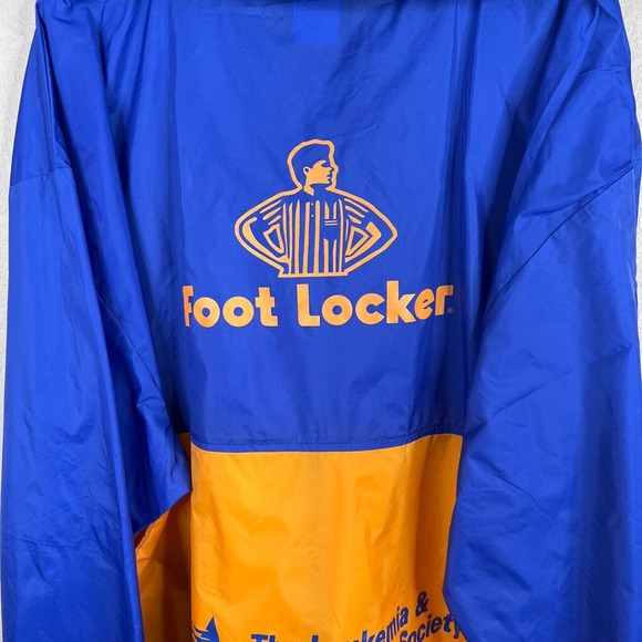 Disney Women Colorblock Marathon Vol Windbreaker Jacket Blue Yellow Size XL Co - Picture 11 of 15